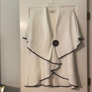 Dressy embossed wrap blouse